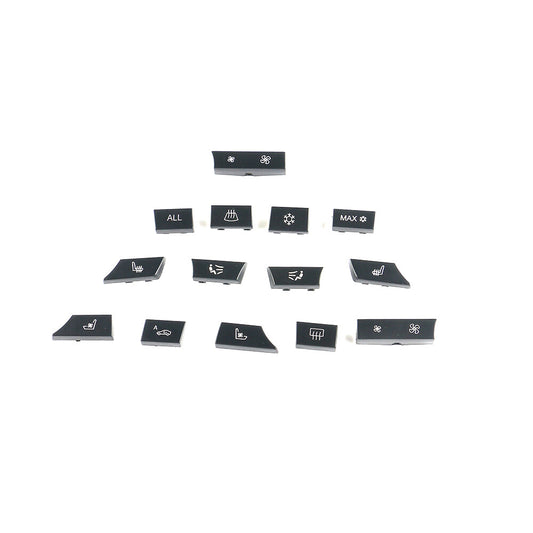 ya 13 14 A/C Heater Control Switch Button Key Cover Cap Kit Fit for BMW 5 Series F07 F10