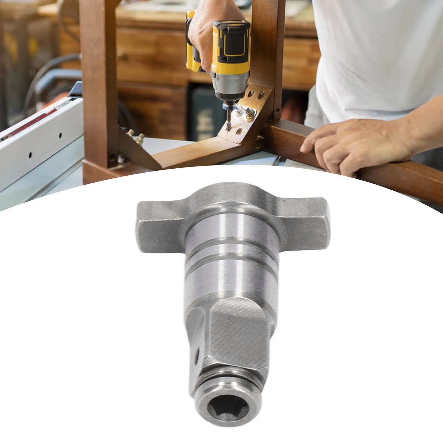 ya 26 Electric Wrench Conversion Head Chrome Alloy Steel T Shaped