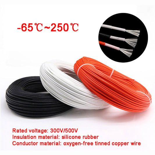High Temperature 0.3mm2 to 6mm2 Fibreglass Wire Appliance Cable HIGH TEMP 250¡Í