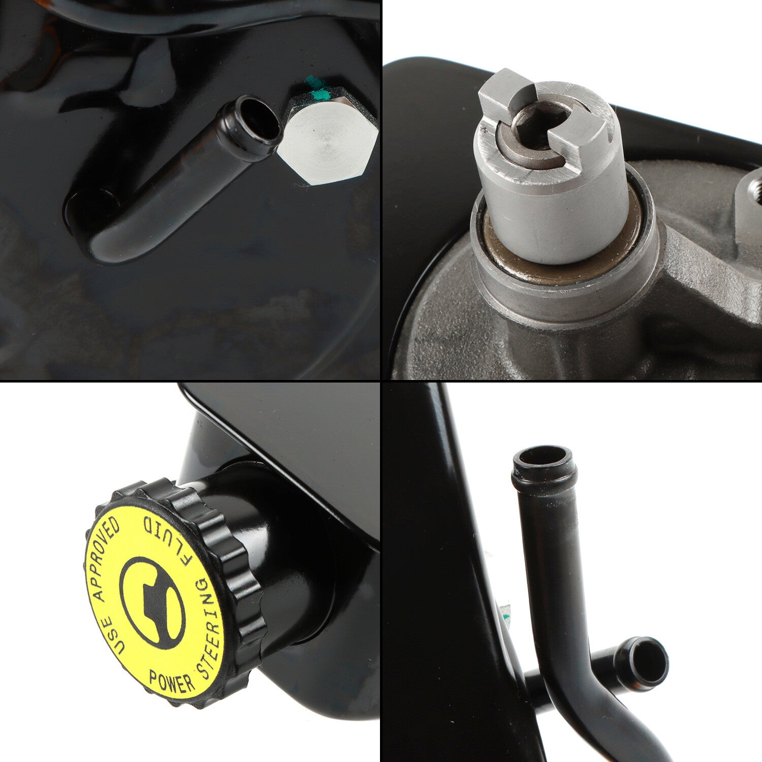 ya 5 8.7 20-8002 Power Steering Pump w/ Reservoir Fits for Dodge 1997-02 for Ram 2500 3500 L6