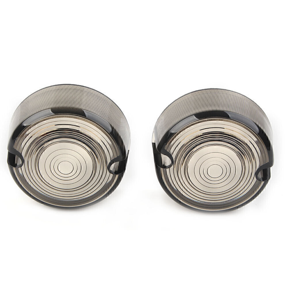ya 5 8.7 SmokenTurn Signal Lens Cover for Harley Dyna FXD FXR Sportster XLH 883 1200 FXST