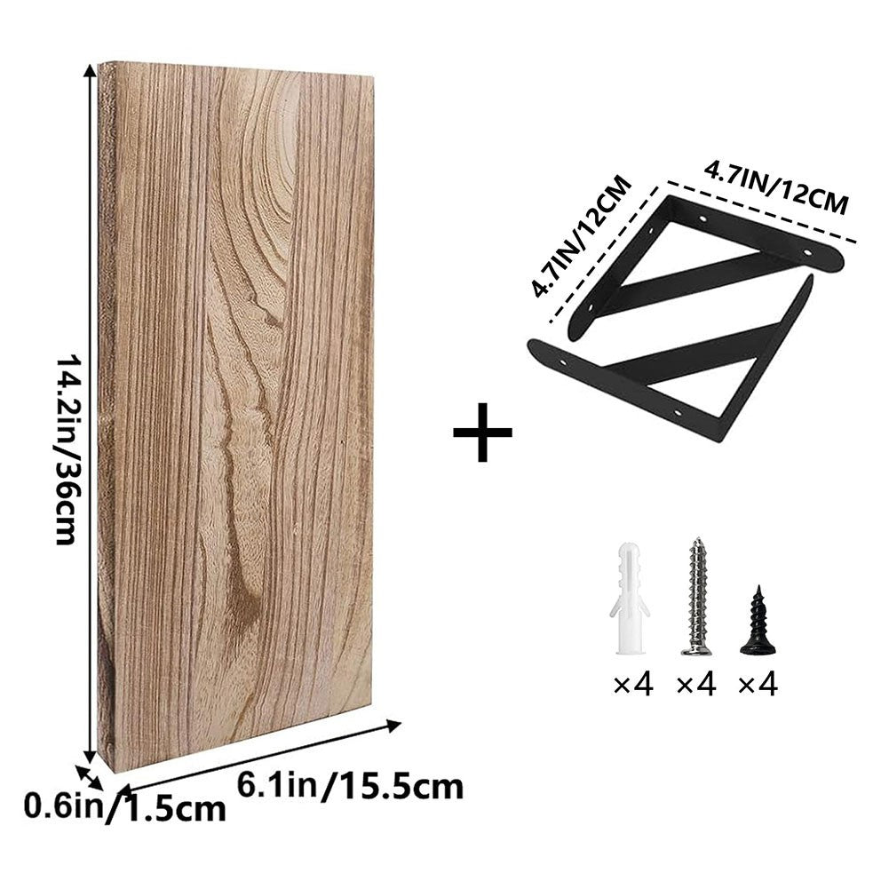 ya 15 10.20 Mounted Floating Shelves Made of Solid Wood for Living Room Bedroom