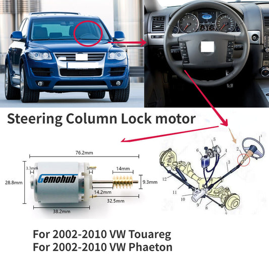 ya 8 5.27 New Steering Wheel Column Lock motor for 2007-2010 for Audi A8 Quattro 02-10 for Audi A8