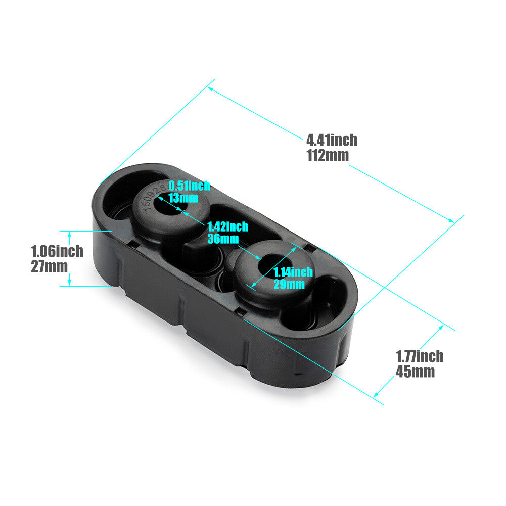 ya 1 6.30 Set of 2 Hanger Insulator Mount Holder Pipe for Chevy for Cadillac 15092802