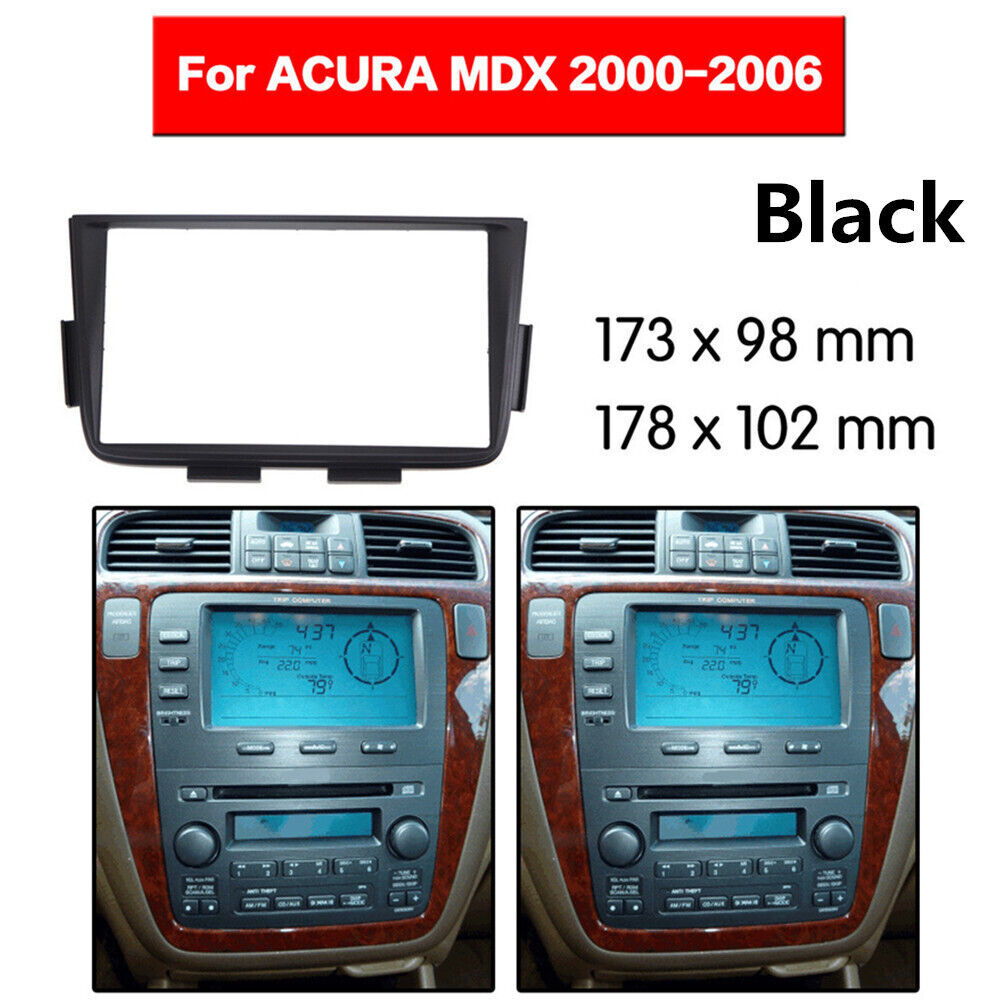ya 9 6.5 2DIN ABS Car Radio Stereo Dashboard Mount Kit F for Ram e Panel for 01-06 for Acura MDX