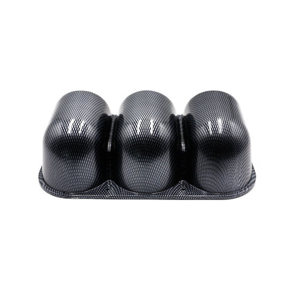ya 5 8.7 Carbon 2 52mm 3 Triple Holes Dash Car Gauge Meter Pod Mount Holder