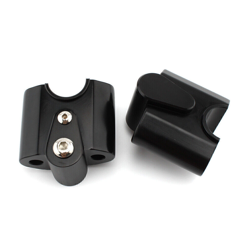 ya 5 8.7 Black Handlebar Risers Handle Bar Lift Clamp Adapters for BMW R 18