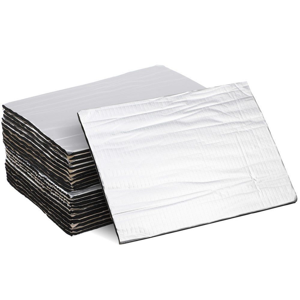 ya 5 8.7 20 Pcs Car Sound Insulation Pad Engine Mat DIY Damping Deadening