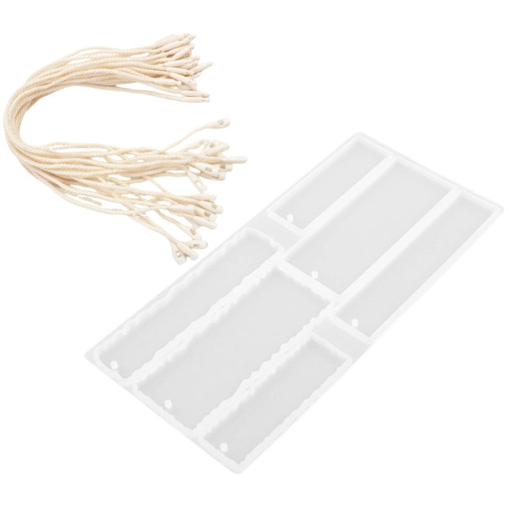 ya 5 8.7 Bookmark Mold Epoxy Resin Casting Molds Shiny Bookmarks Silicone