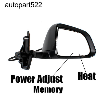 ya 5 8.7 for Tesla Model Y 2020 - 2023 Black Right Passenger Side Mirror 13 Pin Heated