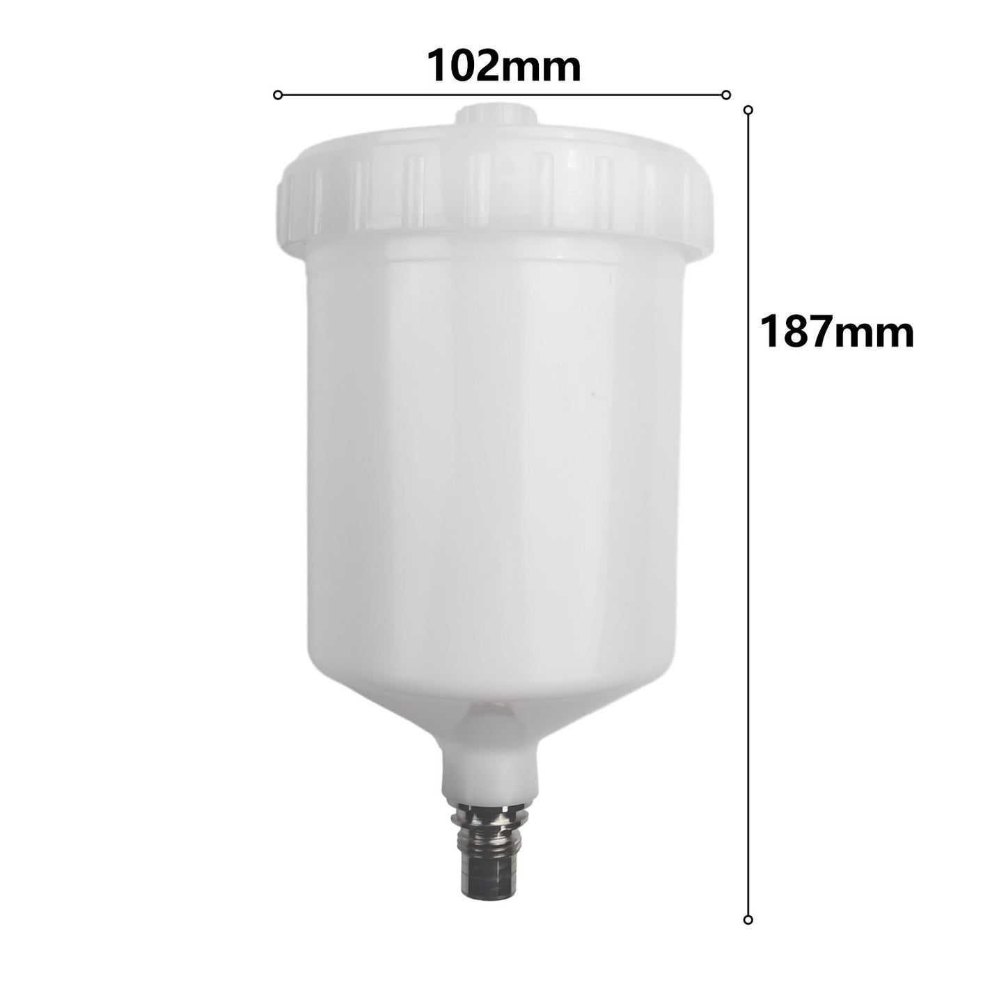 ya 5 8.7 and Practical Plastic HVLP Paint Cup for SATA Spray Connector