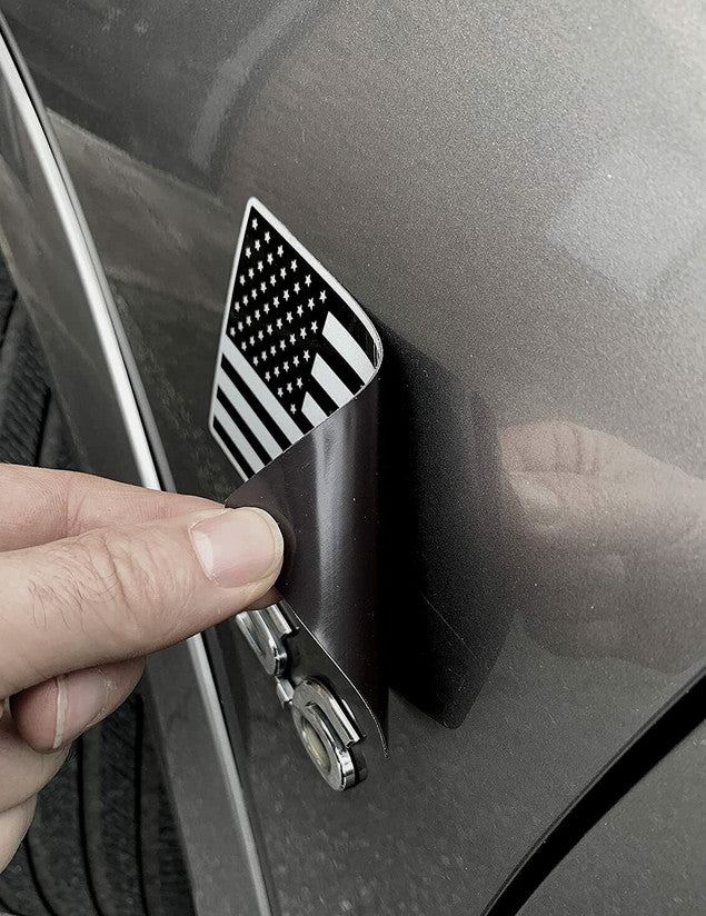 ya 1 8.12 baidi Car License Plate Frame Cover Cover Trunk American Flag Chrome For 1x