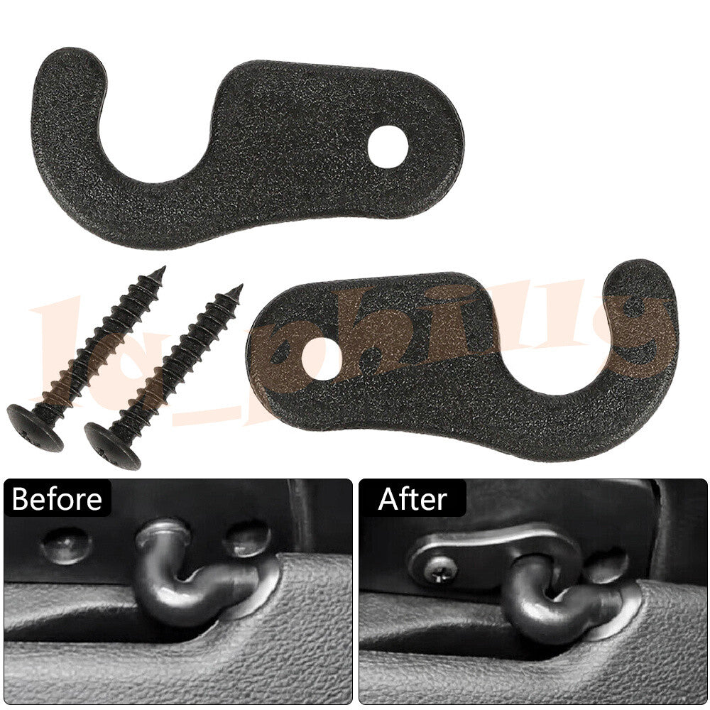 ya 5 8.7 2X Sun Visor Clips & Screws for Jeep 2018 & er JK JL JT Gladiator for Wrangler