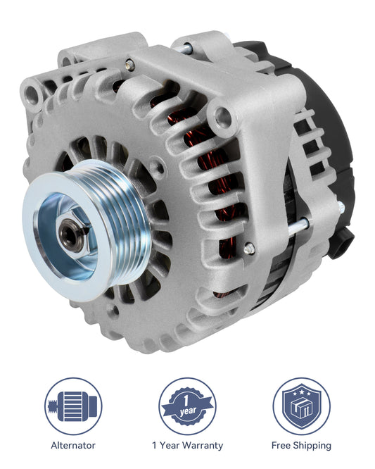 ya 27 7.2 15857608 Silver Alternator Fit for 2007-2013 for Chevrolet Silverado 1500 4.3L V6