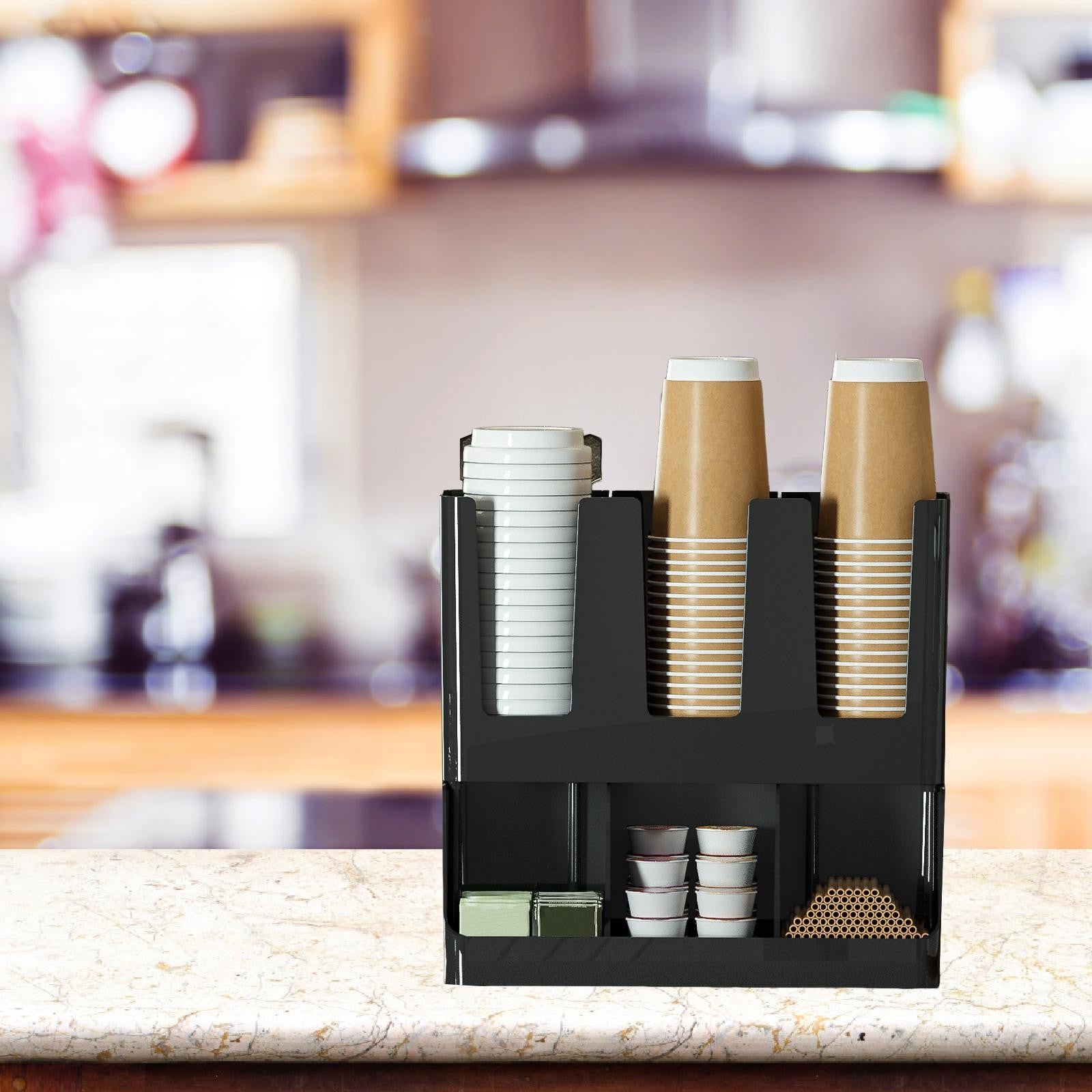 ya 25 Paper Cup Holder Drink Cup and Lid Holder for Restaurant Parties Wall Mount