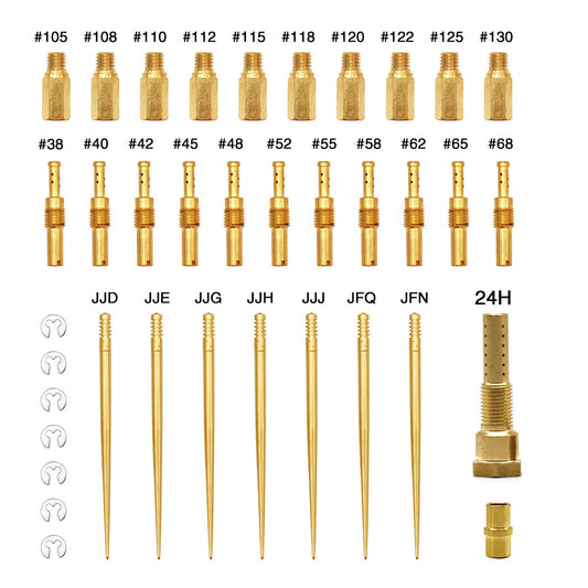 ya 4 6.17 PE 26-28 21-34 Carburetor 24 Holes Repair Kit Slow Jet Needle Holder Atomiser