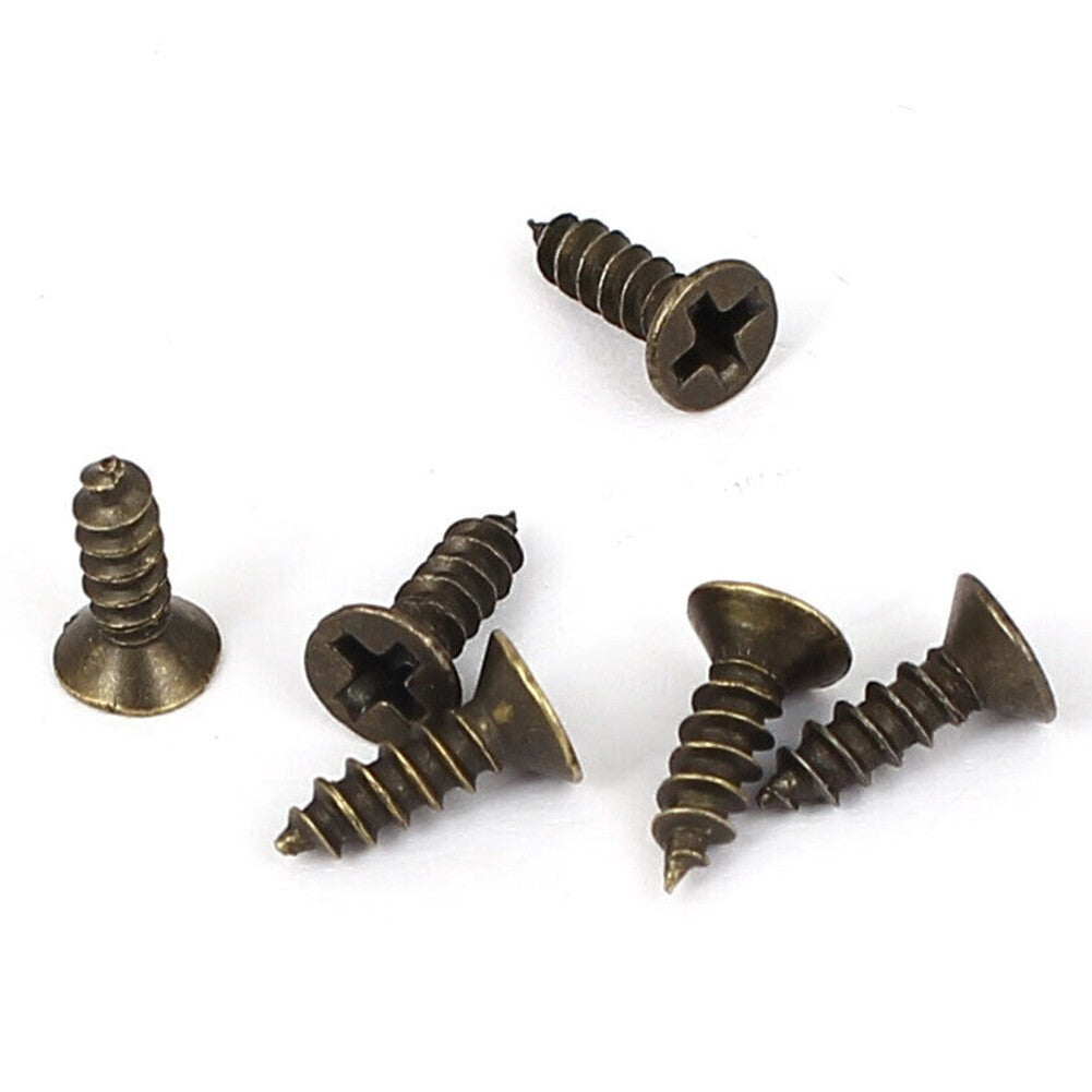 ya 14 Vintage Style Bronze Tone Lock Chest Box Clasp Hasp Latch for Wooden Furniture
