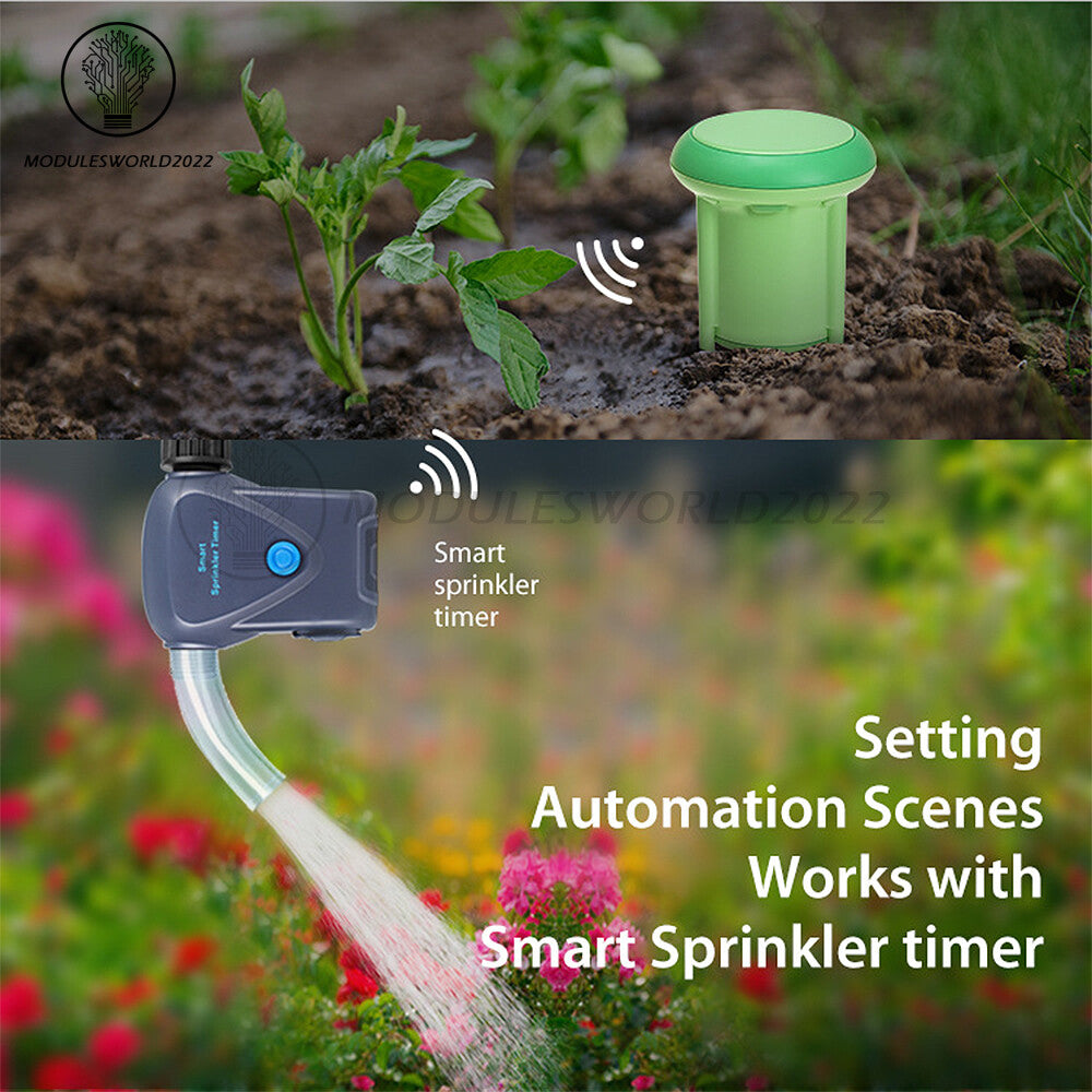 ya 26 Tuya Wireless Smart Zigbee Soil Tester Moisture Temperature Humidity Detor
