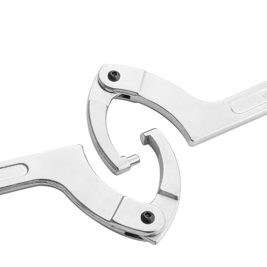 ya 1 7.3 Adjustable hook spanner 115 - 170 mm C round spanner tool slotted universal