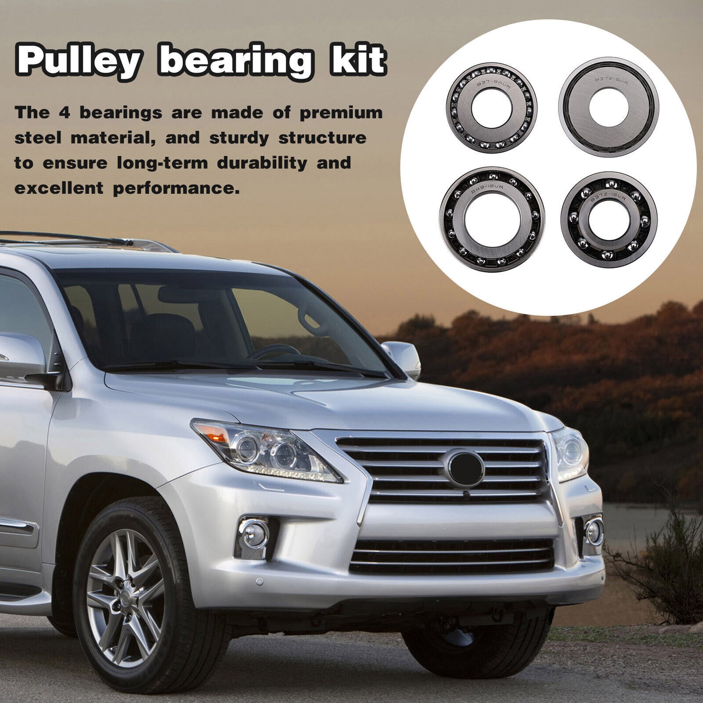 ya 1 8.5.3 4pcs/KIT K114 CVT automatic transmission pulley bearing kit for for Lexus 
