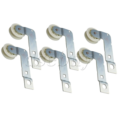 ya 26 6 Pieces Idler Pulley Replacement Part W10837240 16x9cm Metal+Plastic