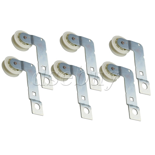 ya 26 6 Pieces Idler Pulley Replacement Part W10837240 16x9cm Metal+Plastic