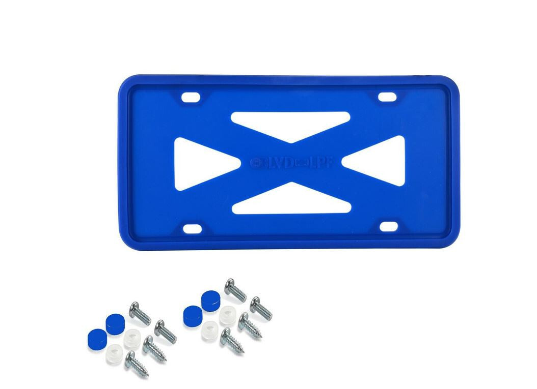 ya 1 8.5.1 1x- Car License Plate Frame Cover Hood Cap Rear Boot Trunk Gold for 