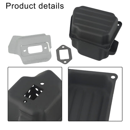 ya 17 Exhaust Silencer Kit With Gasket Cooling Plate Screws For 034 036 MS340 MS360