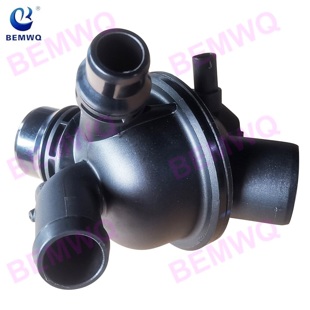 ya 11 10.28 BEMWQ coolant thermostat housing assembly for F10, F12, 535i, 640i, xDrive,