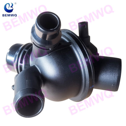 ya 11 10.28 BEMWQ coolant thermostat housing assembly for F10, F12, 535i, 640i, xDrive,