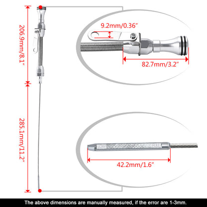 ya 5 8.7 For 55-79 SBC for Chevy 265 283 327 350 Driver Side Flexible Engine Oil Dipstick