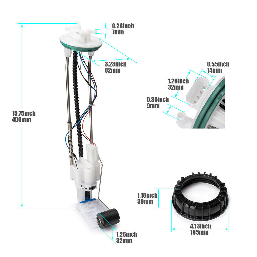 ya 3 6.25.3 For Can-Am for Outlander 570 2016-2020 2021 NEW 709000461 47-1029 Fuel Pump Assembly