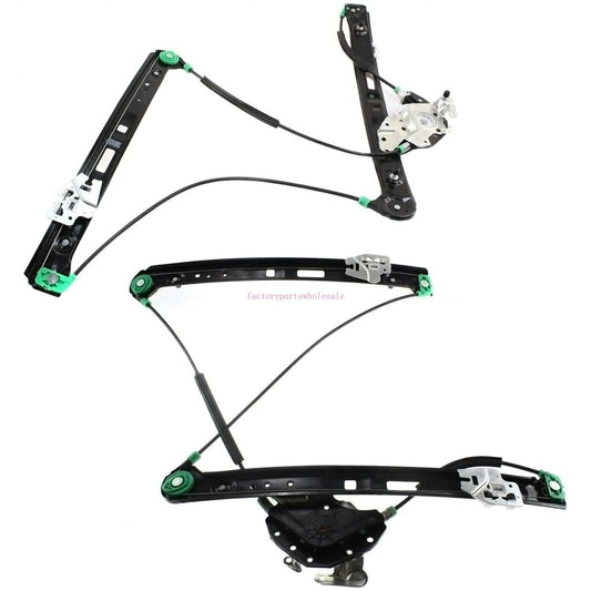 ya 1 6.30 Set of 2 Front Window Regulator For 2001-2005 for BMW 325i 2000 323i 51337020659/60