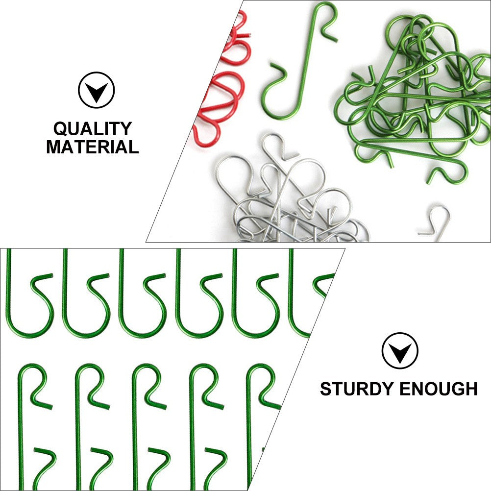 ya 25 300 Pcs Or ment Hangers Hooks Tree Decoration Accessories