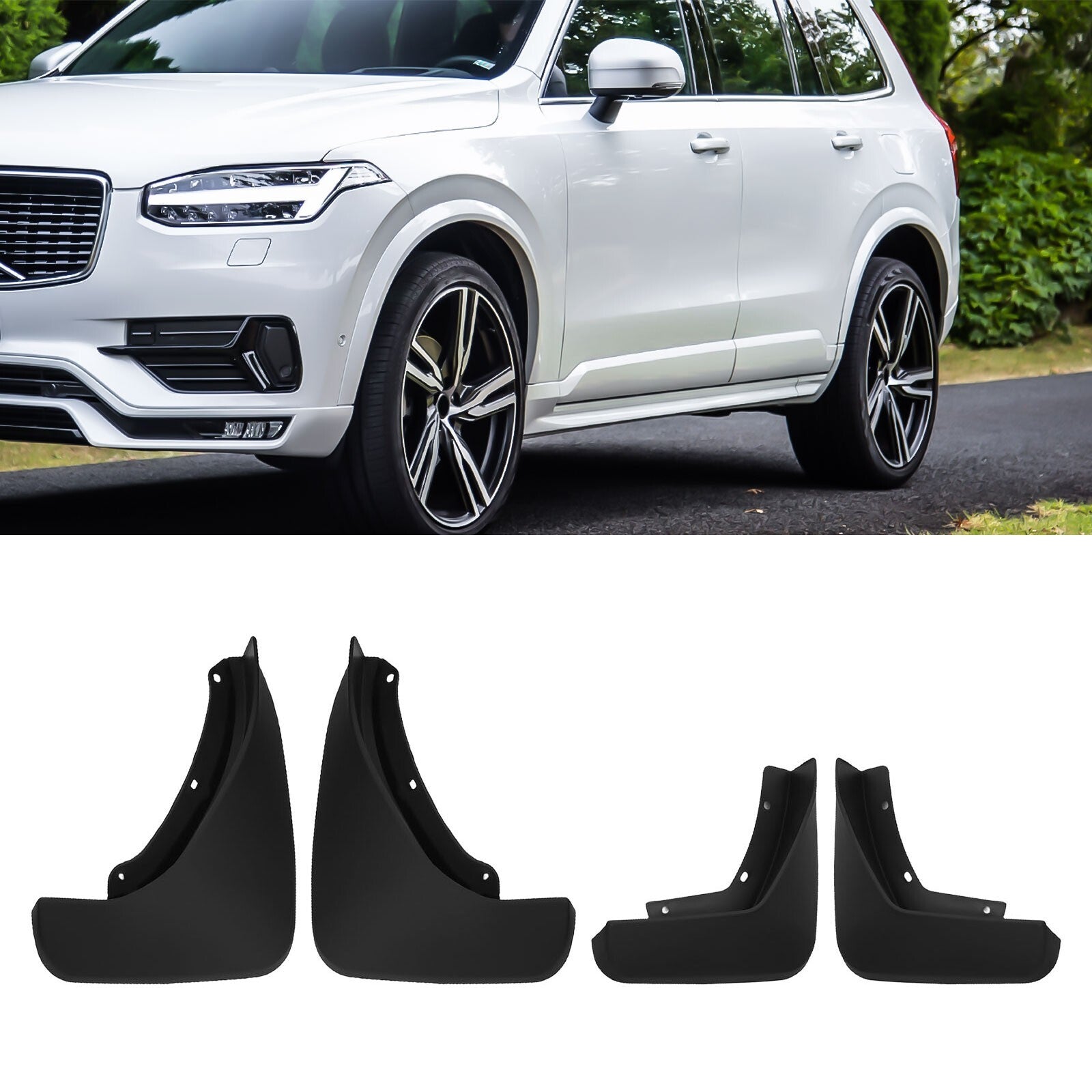 ya 5 8.7 Mud Flaps for for Volvo XC90 2015 2022 Easy To Install And Remove