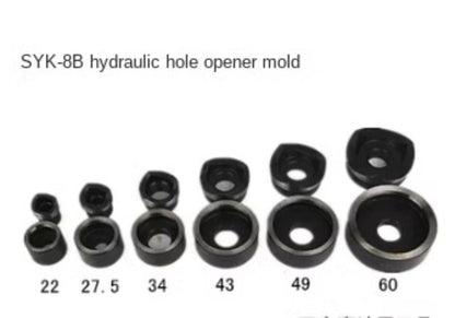 ya 26 22-60mm Hydraulic Hole Punch Die Contain Pull Rod For SYK-8B