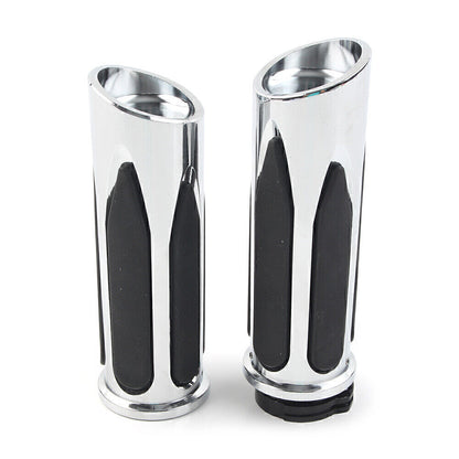 ya 5 8.7 for Harley Touring Road Electra Glide Softail Breakout Handlebar Hand Grips Pair