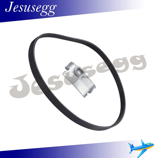 ya 10 5.29.2 A/C Serpentine Belt Kit Rubber Black for Silverado Suburban Tahoe for Sierra for Yukon