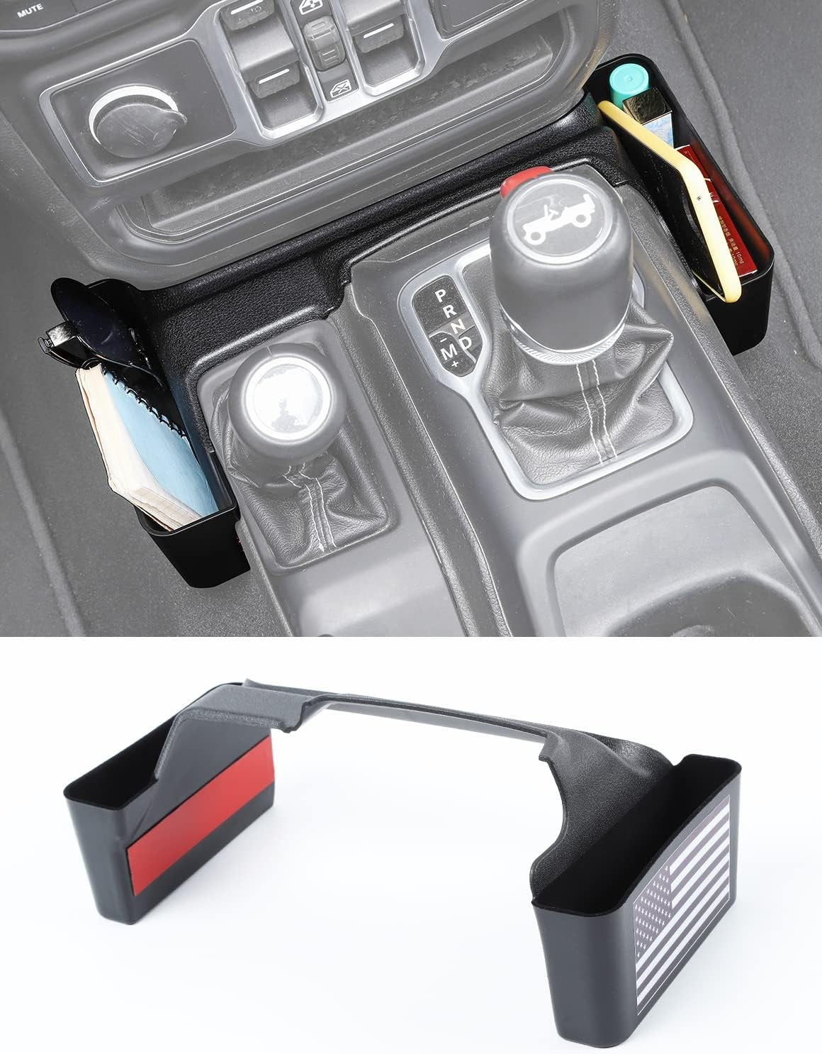 ya 5 8.7 Console Shifter Storage Box For 2020-2025 for Jeep Gladiator Gear Shift Organizer