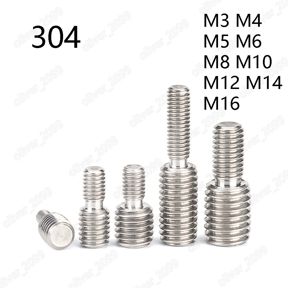304 Stainless Steel Thread Conversion Screws M3 M4 M5 M6 M8 M10 M12 M14 M16