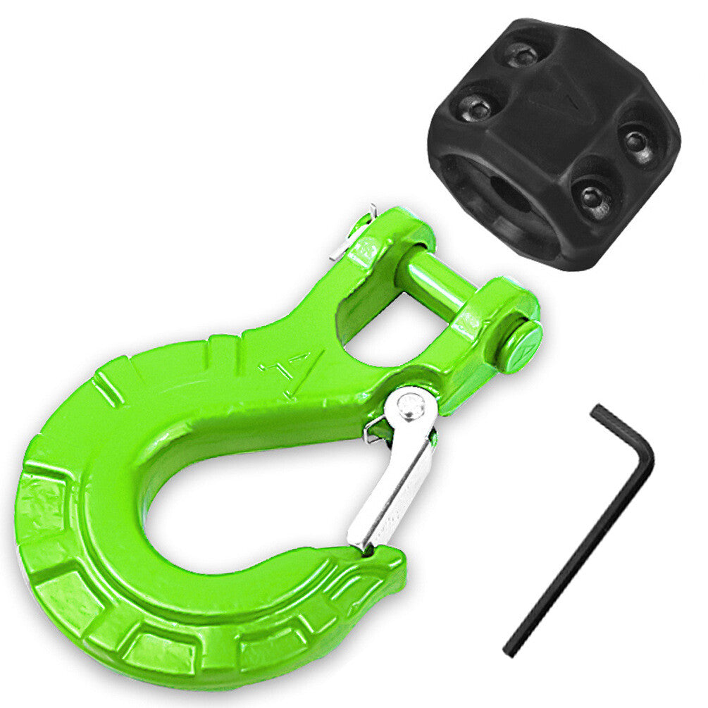 ya 5 8.7 3/8 Grade 70 Safety Latch Winch Cable Hook Stopper Clevis Slip Hook Sets
