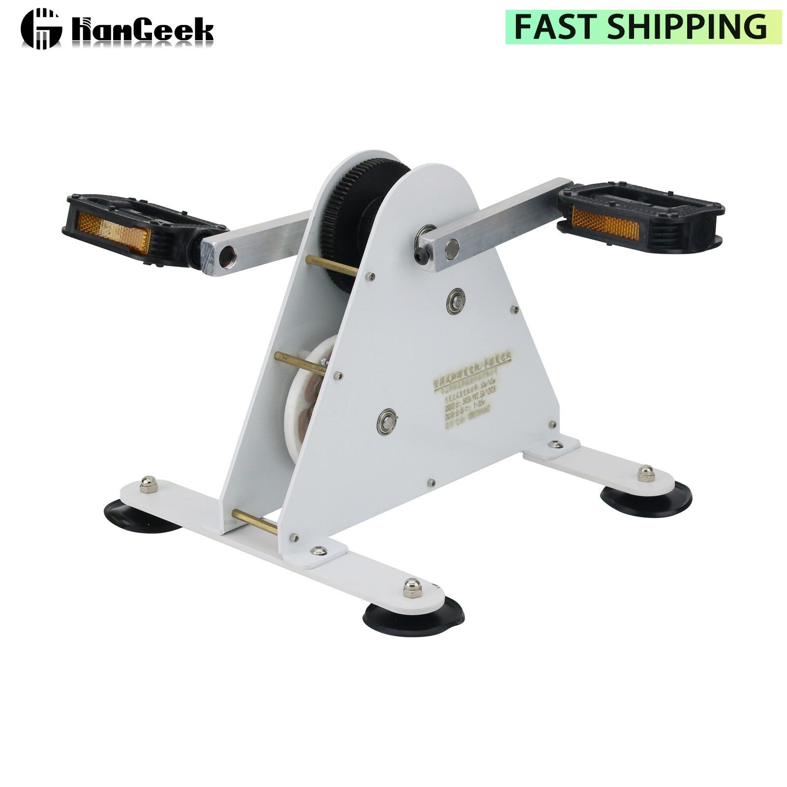 ya 26 50W Portable Pedal Power Generator Fitness Gear with Two USB Ports for Charging