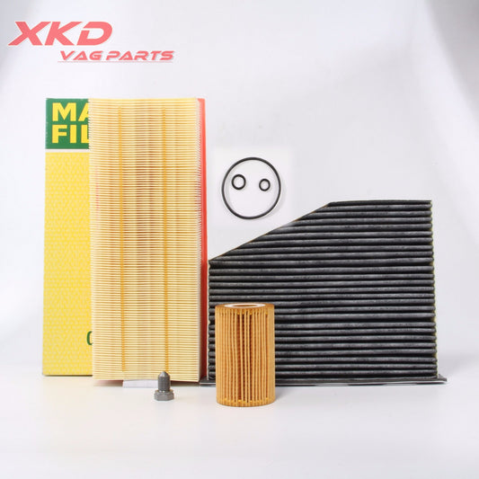 ya 12 5.22 Oil Filter & Air Filter &Air Conditioner Filter Kit for VW for Passat for Golf for JETTA