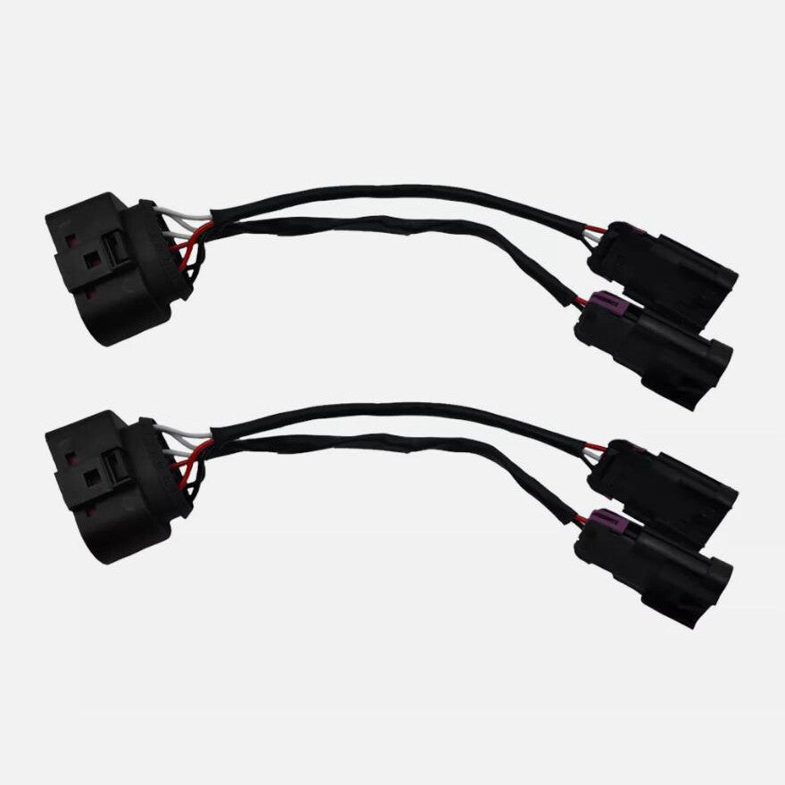ya 4 6.22 For 09 - 18 for Dodge for Ram Conversion Wiring Harness Quad Housing Projector Headlight 2 pcs