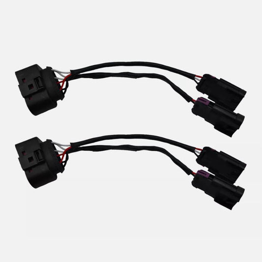 ya 4 6.22 For 09 - 18 for Dodge for Ram Conversion Wiring Harness Quad Housing Projector Headlight 2 pcs