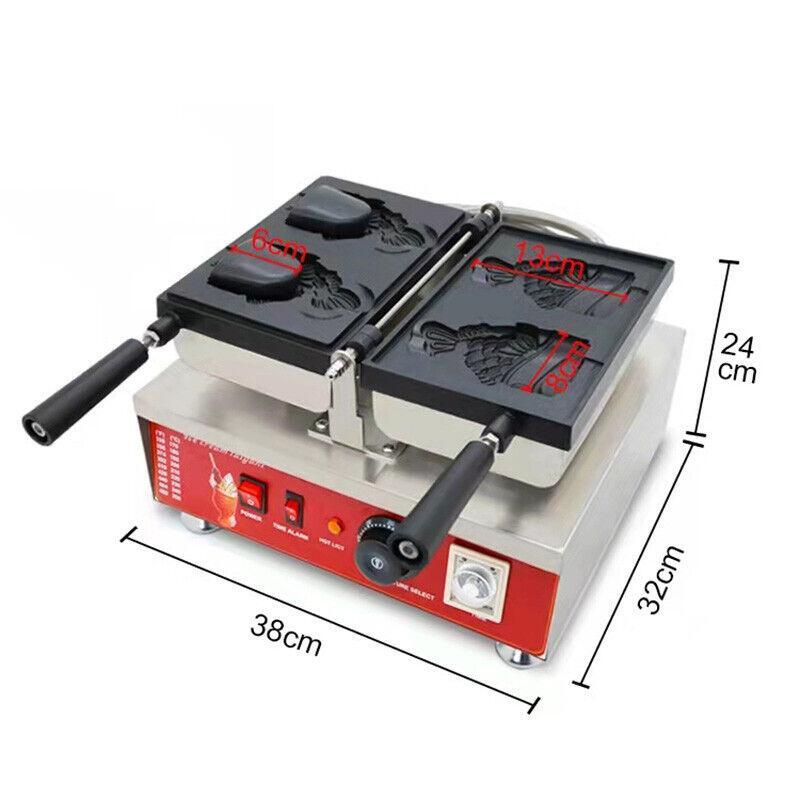 ya 25 Electric Waffle Maker Animal Shape Taiyaki Machine Ice Cream Cone Machine