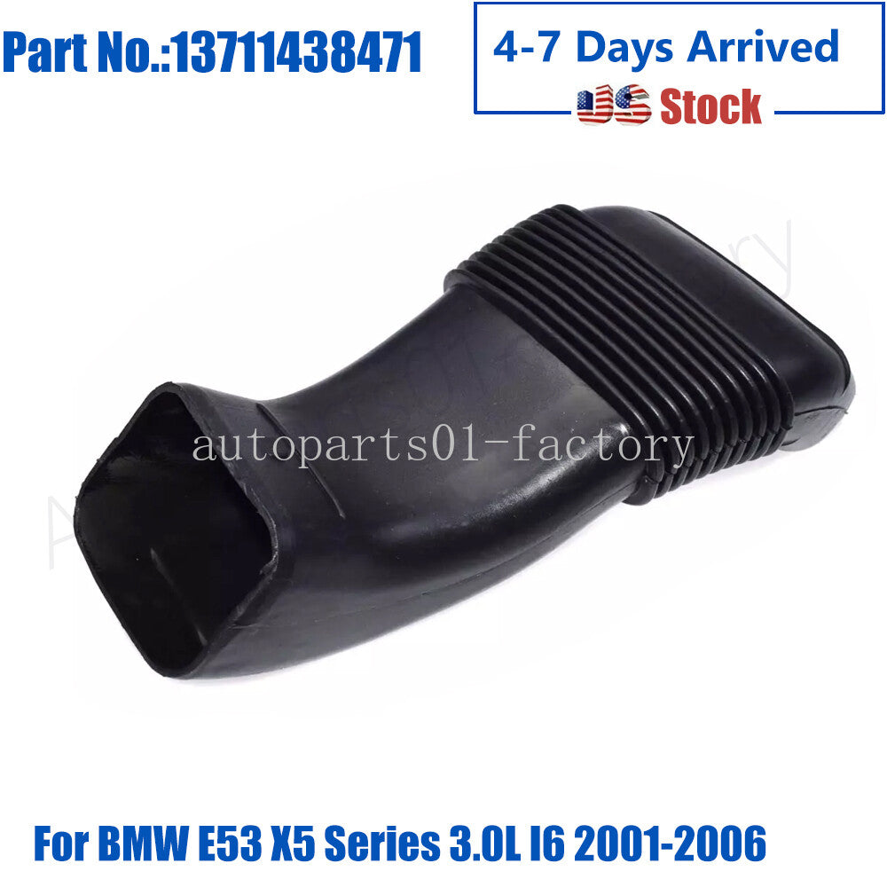 ya 6 6.12 13711438471 Engine Air Filter Intake Hose Pipe for BMW E53 X5 3.0i 3.0L L6