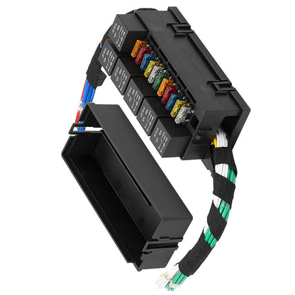 ya 5 8.7 11-Way Relay Fuse Box Kit 12V 40A W/6 Relays And 11 Fuses For Car Trunk Marine