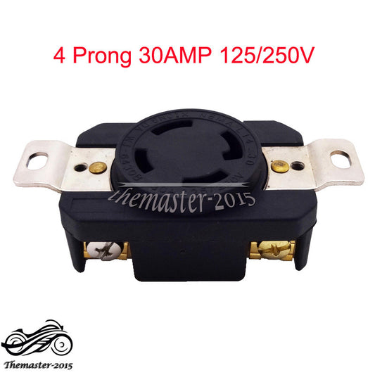 ya 28 4 Prong Receptacle Generator Twist Lock Socket 30AMP 125/250V NEMA L14-30R
