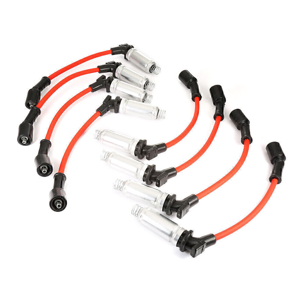 ya 5 8.7 8PCS Ignition Spark Plug Wires for Chevy for GMC 1999-2006 LS1 VORTEC 4.8L 5.3L 6.0L